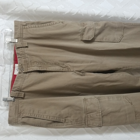 Dockers Other - DOCKERS Cargo Pants 38x32 Flat Front Relaxed Fit Khaki Color